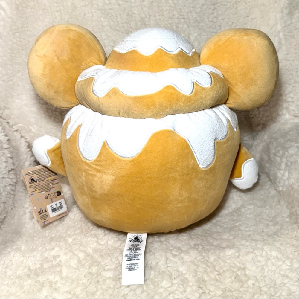 Disney Munchlings Mickey Mouse Cinnamon Swirl Bun Scented Plush 14” NEW - Picture 4 of 4